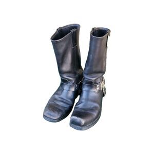Harley-Davidson Boots Mens 9.5 Black Leather Motorcycle
